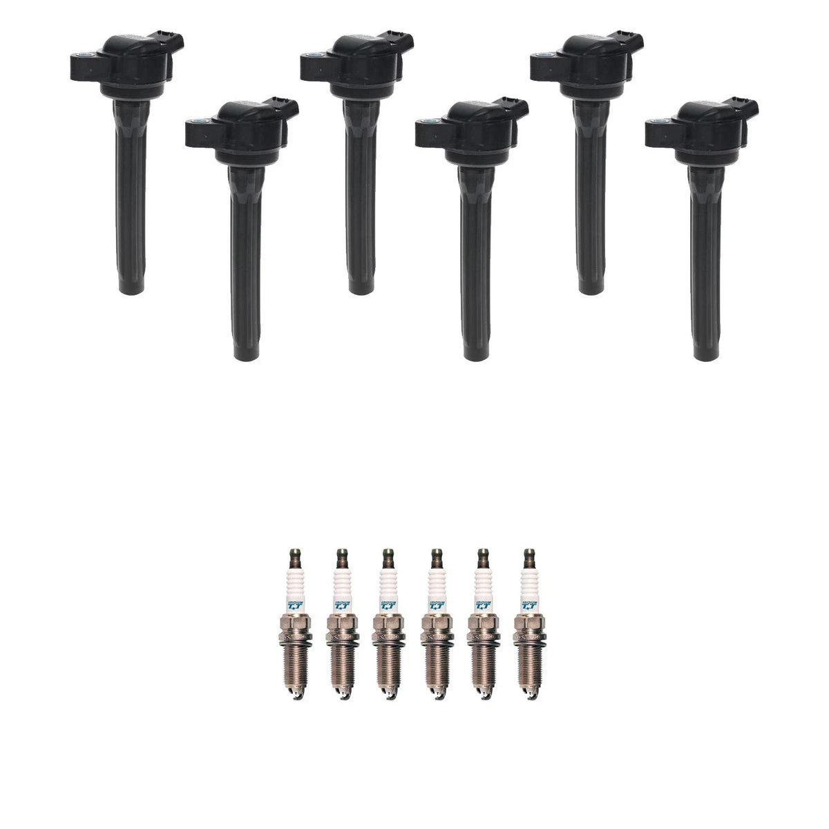 Set of 6 Ignition Coils & Denso Iridium Spark Plugs for Toyota Camry (2018–2023)