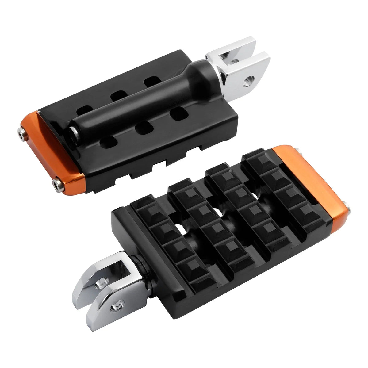 Black Rider Foot Pegs Footrests for Harley Softail Street Bob Fat Bob (2018–2025)