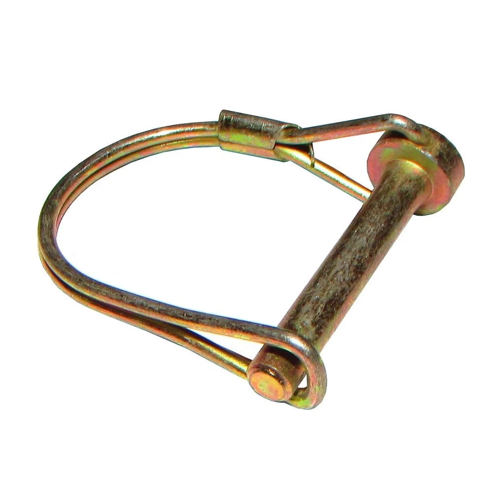 Round PTO Lock Pin for PTO Shaft (1/4" Diameter, 1-3/4" Usable Length)