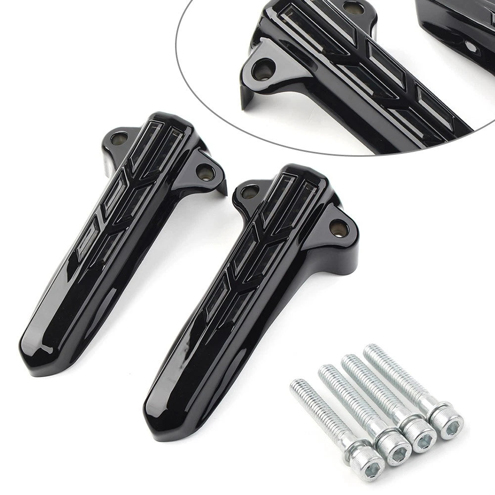 Front Lower Fork Leg Covers LED Light for Harley FLHR FLHTK FLHX (2010–2023)