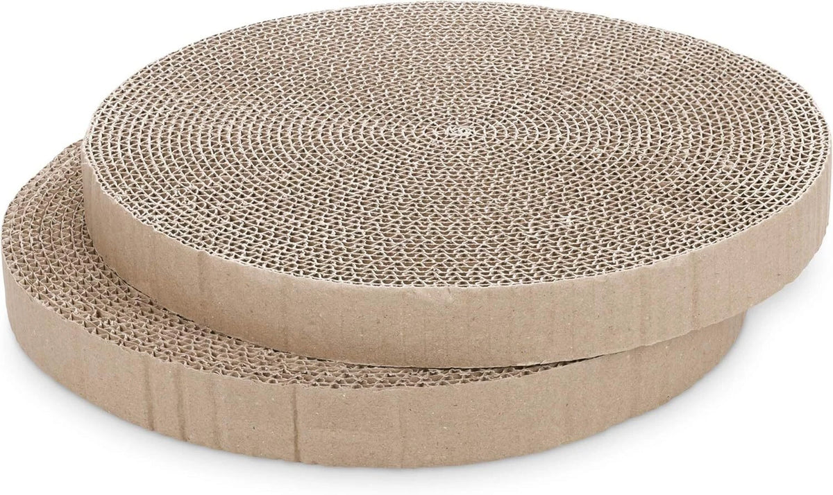 Round Cat Scratcher Pads Pack of 2 - 13 3/8" Diameter