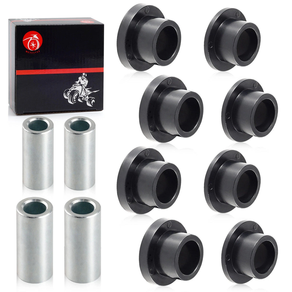 Front Shock Absorber Bushings Sleeve Kit for Polaris RZR 800 (2008–2014) 7042078 7042333