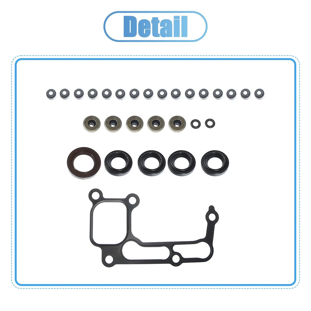 Set of 1 Engine Cylinder Head Gasket for Honda Civic (2001–2005) Metal