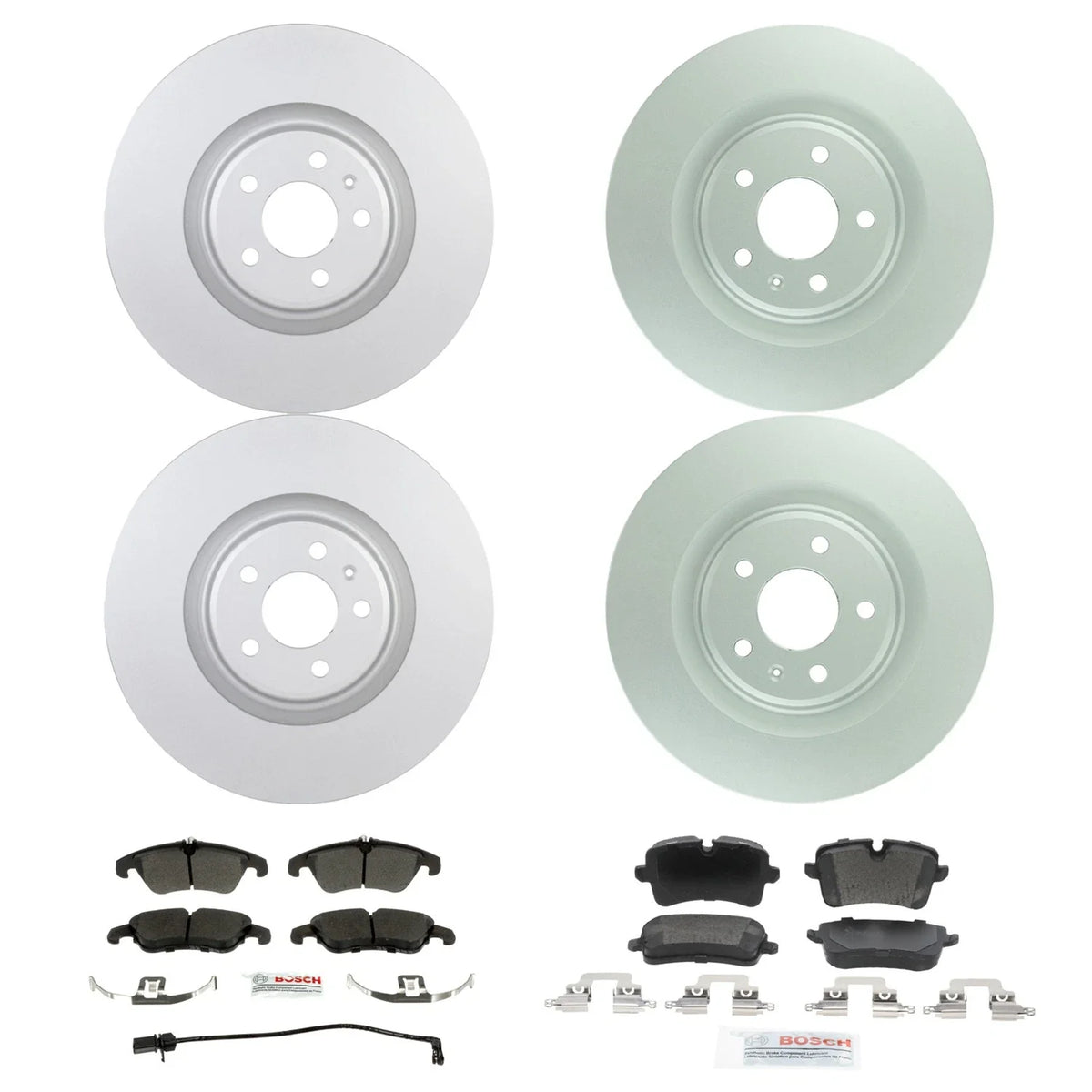 Bosch Quietcast Disc Brake Pad Kit for Audi A6 Quattro (2005–2011)