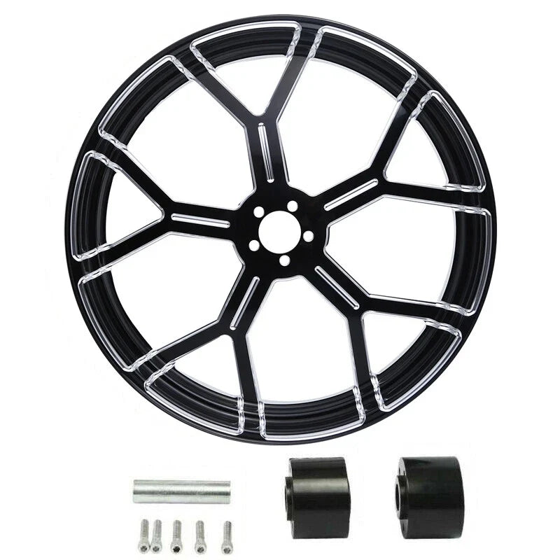 26x3.5" Front Wheel Rim & Dual Disc Hub for Harley Road Glide (1997–2021)
