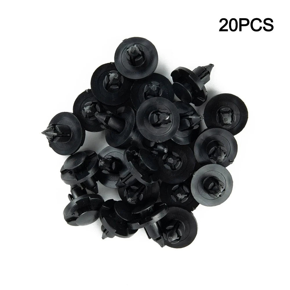 20 Pcs Plastic Rivet Fasteners for Nissan (Mud Flaps, Bumper, Fender)