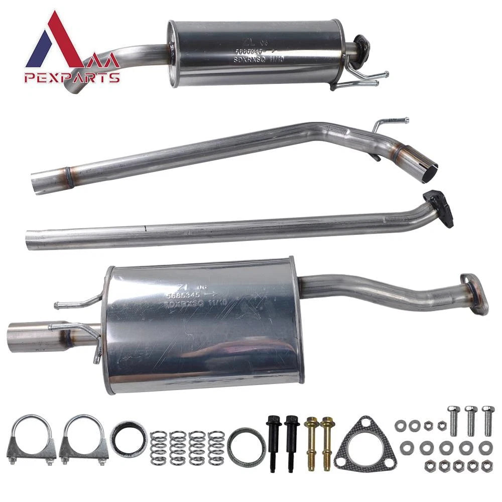 Exhaust Muffler System Kit for Honda Civic 2006–2011 (604120, 608109, 48344, 54668)