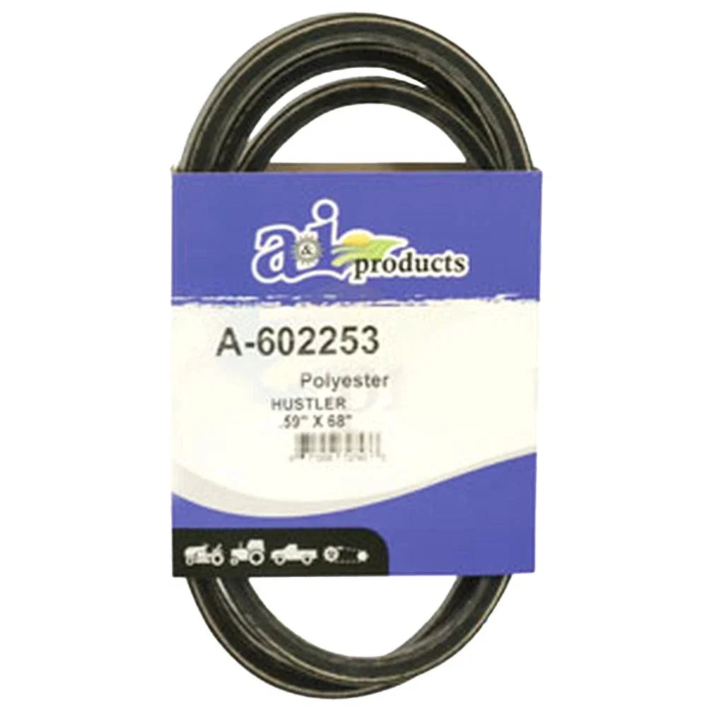 Pump Drive Belt for Hustler (Replaces 602253)