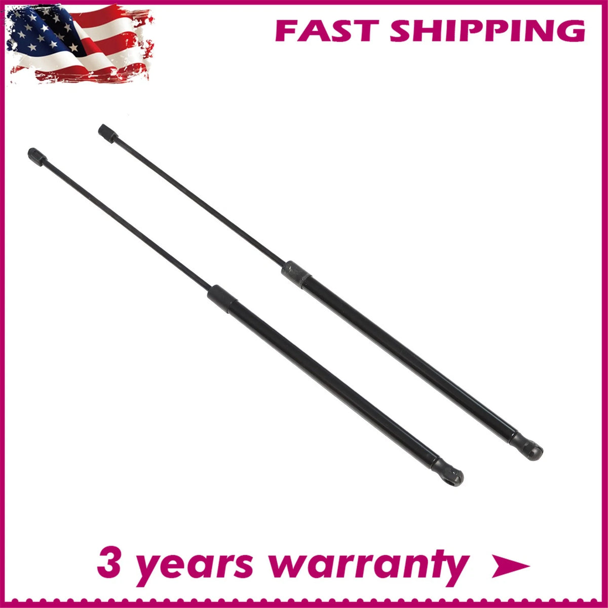 Front Hood Lift Support Struts for Ford Edge (2015–2018) - Set of 2