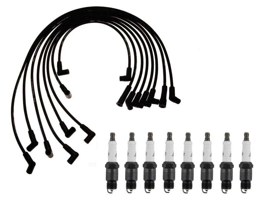 Ignition Wire Set for Chevy 5.0 V8 (1996–1999) - ACDelco 8 Spark Plugs