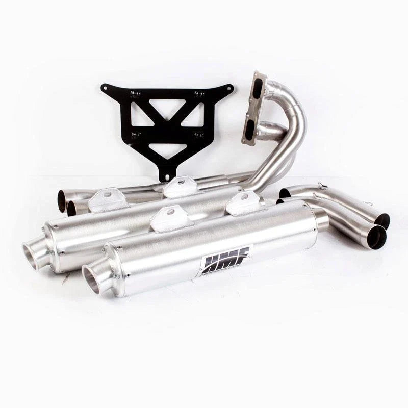 HMF Dual Full Exhaust Muffler Pipe System for Polaris RZR XP 4 1000 (2014)