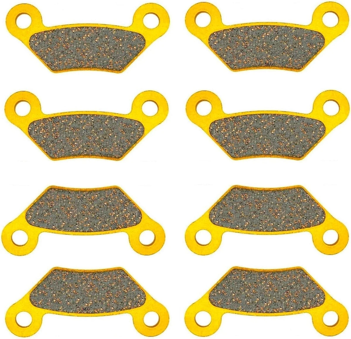 Front & Rear Brake Pads for John Deere Gator HPX 615E 815E 4X2 4X4