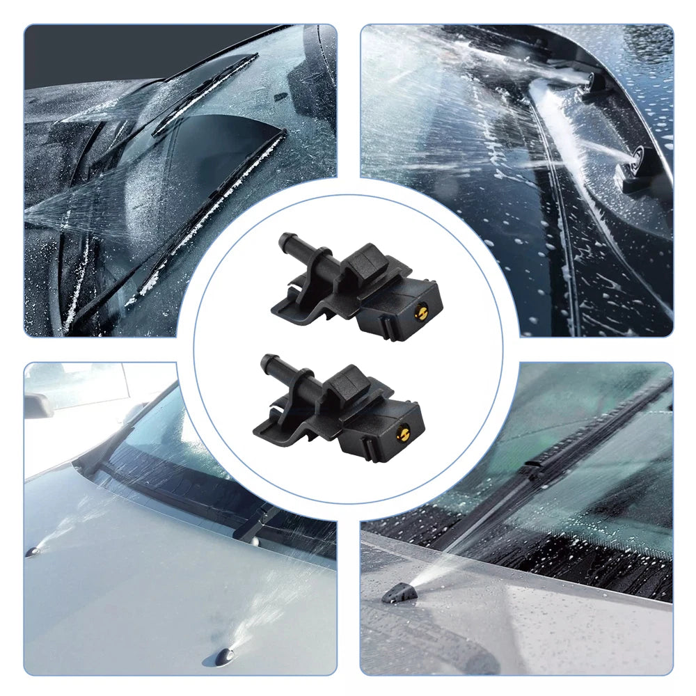 2X Windshield Washer Nozzle Spray Jet for Toyota Venza (2009–2015)