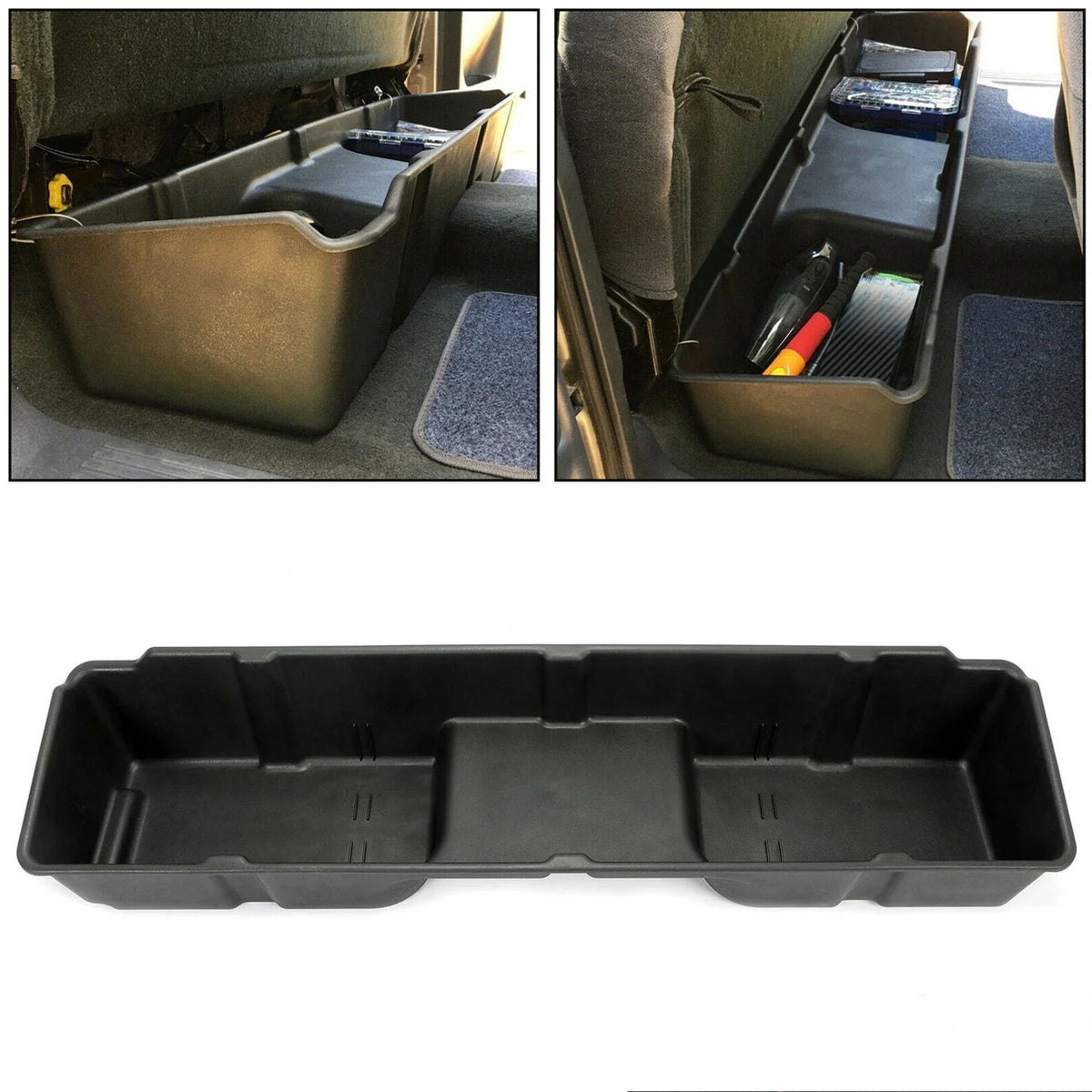 Under Seat Storage Box for Chevy GMC Silverado Sierra (1999–2006)
