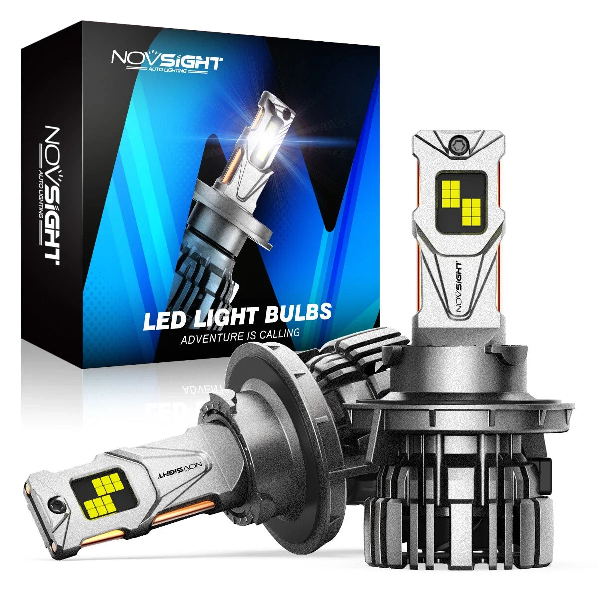 H13 9008 LED Headlight Bulbs Kit for Universal Vehicles (6500K, 30000LM)