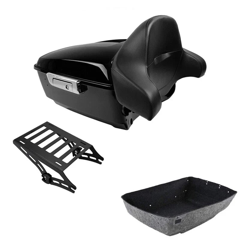 Trunk Backrest Pad Mount Rack for Harley Touring FLHX FLTRX (2014–2026)
