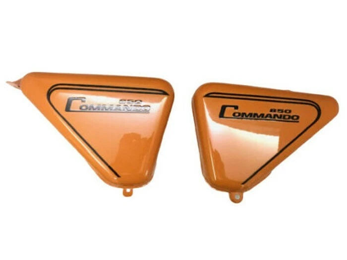 Side Panel for Norton Commando Roadster 850 (1968–1975) - Steel Orange Painted