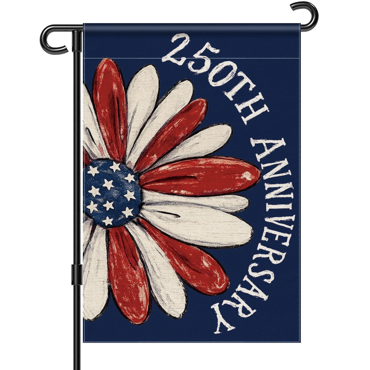 250th Anniversary Garden Flag for USA (12x18 Inch)