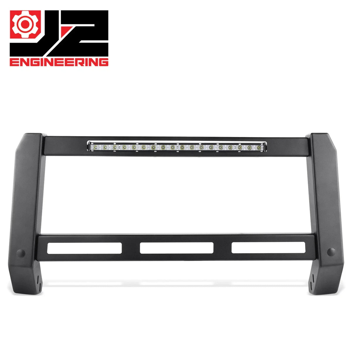 Front Bumper Grille Brush Guard Bull Bar for Dodge Ram 1500 (2009–2023) + LED Strip