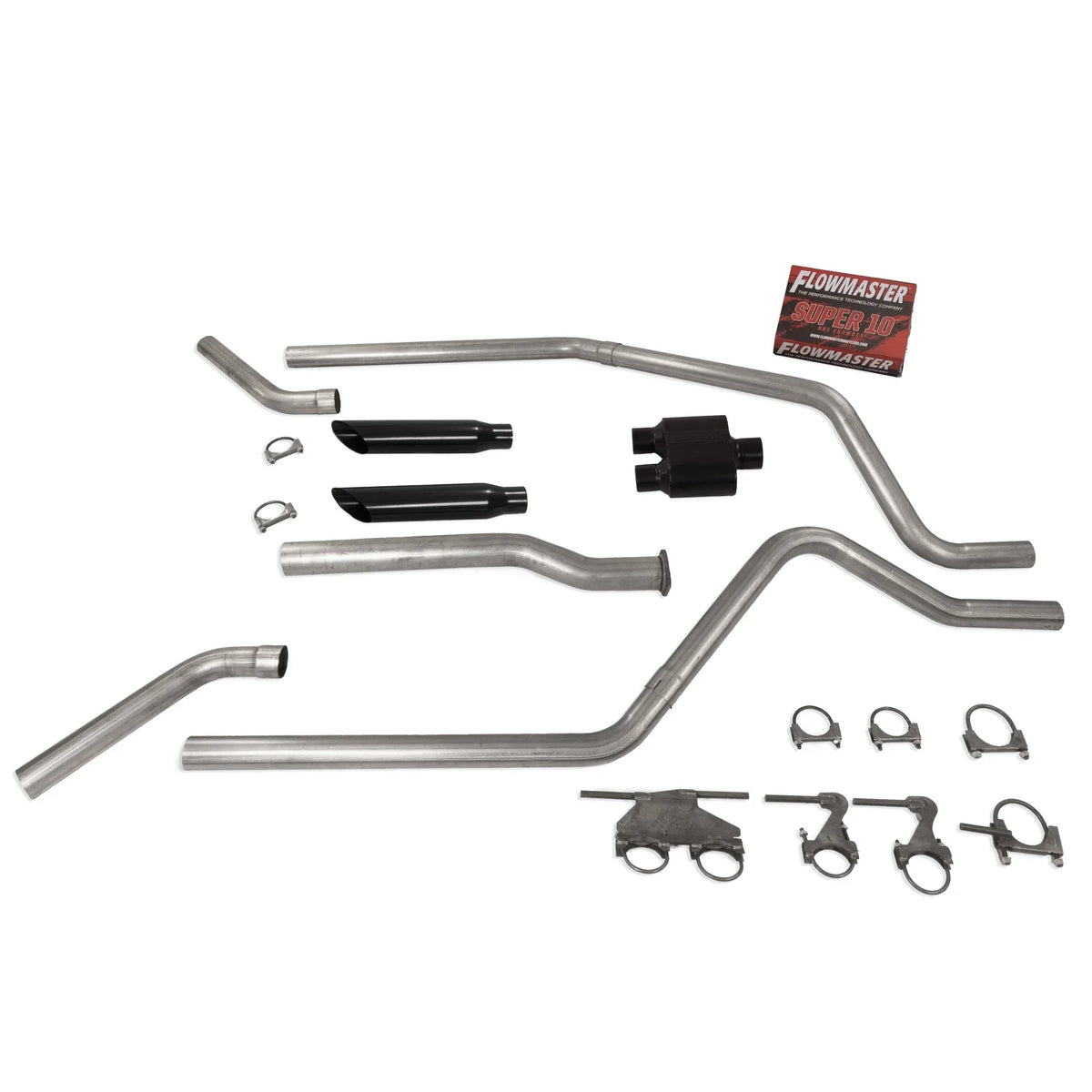Flowmaster Super 10 Dual Exhaust for Dodge Ram 1500 (2019–2025) 2.5" Black