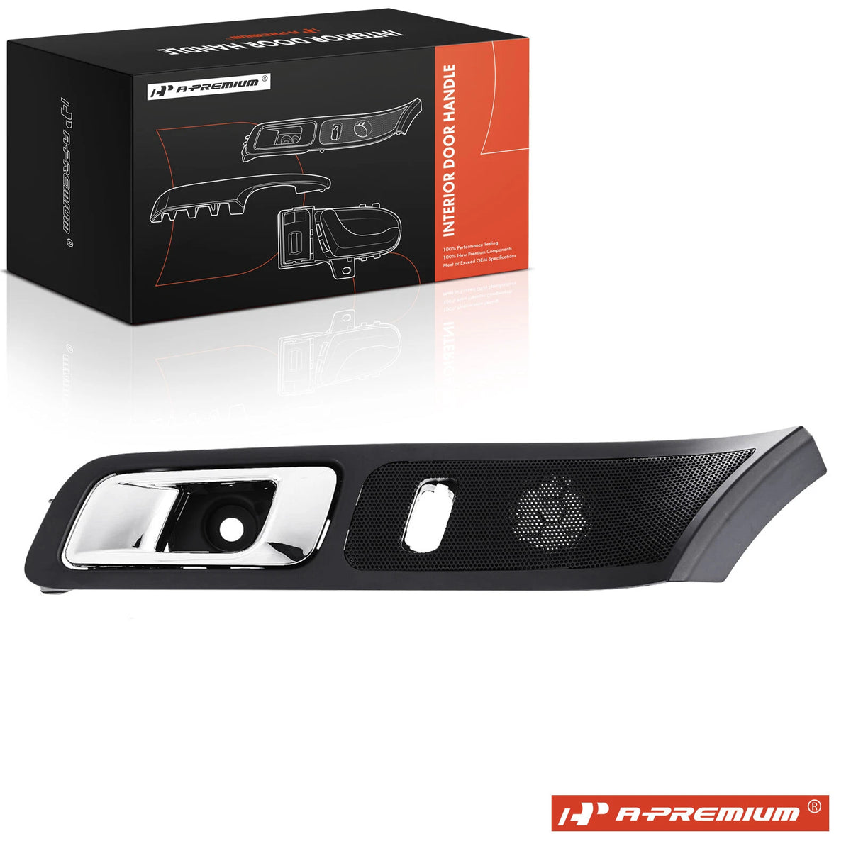 Front Left Chrome Interior Door Handle for Ford Explorer (2011–2015) EB5Z7822601AE, 96492