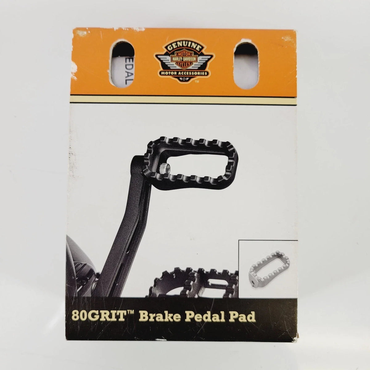 Brake Pedal Pad for Harley-Davidson FLSL FLDE (2018–Present) Black Anodized 80GRIT