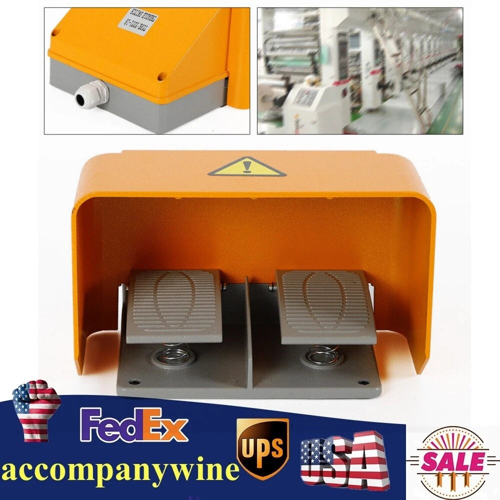 Dual Pedal Switch for Multi-function Applications (Heavy Duty)