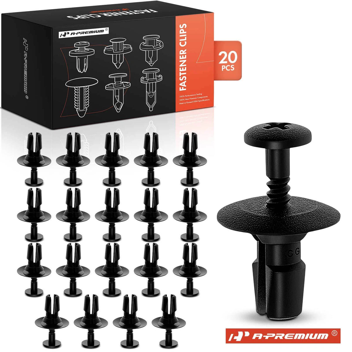 20Pcs Bumper Grille Rivet Clips for BMW E53 E39 X5 (2000–2006) 20388, 51218205295