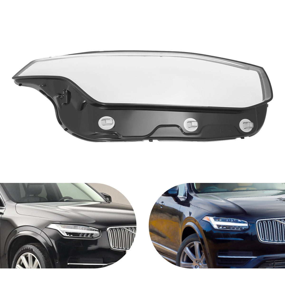 Right Side Headlight Lens Cover for Volvo XC90 (2015–2022)