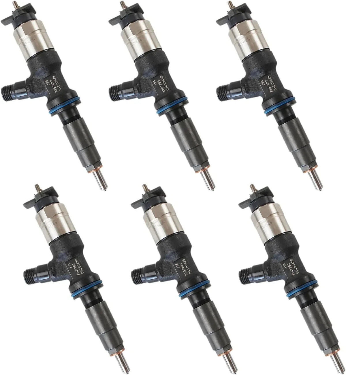 6X Common Rail Injector 370-7282 for CAT C6.6 C7.1 (320E 323E)