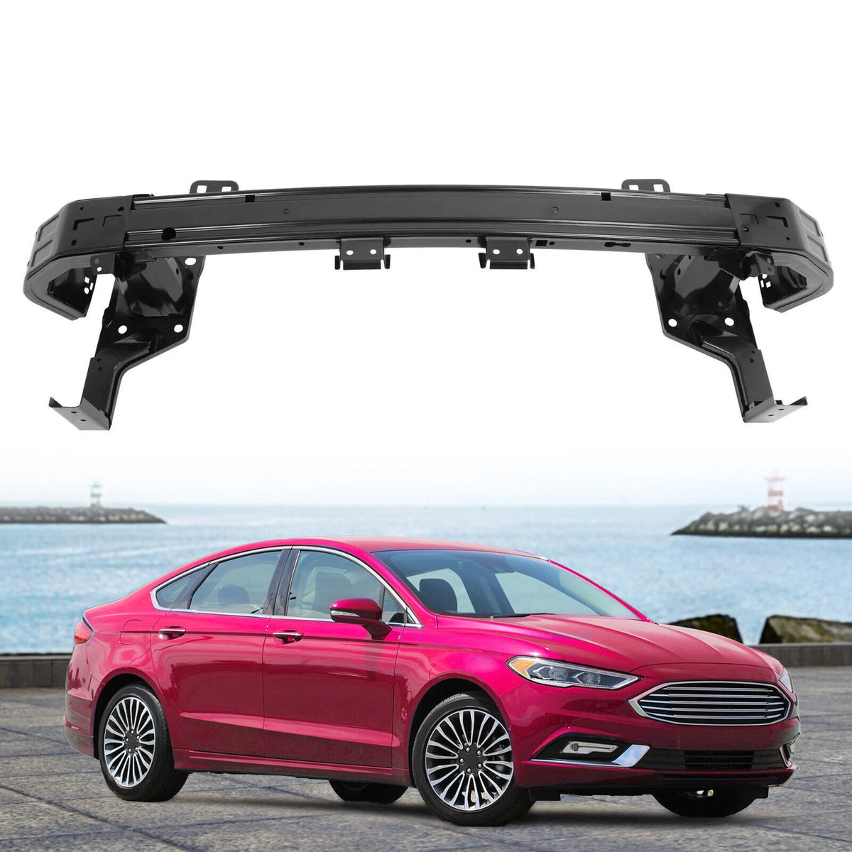 Front Bumper Reinforcement for Ford Fusion (2017–2020) #FO1006274, HG9Z-17757-A