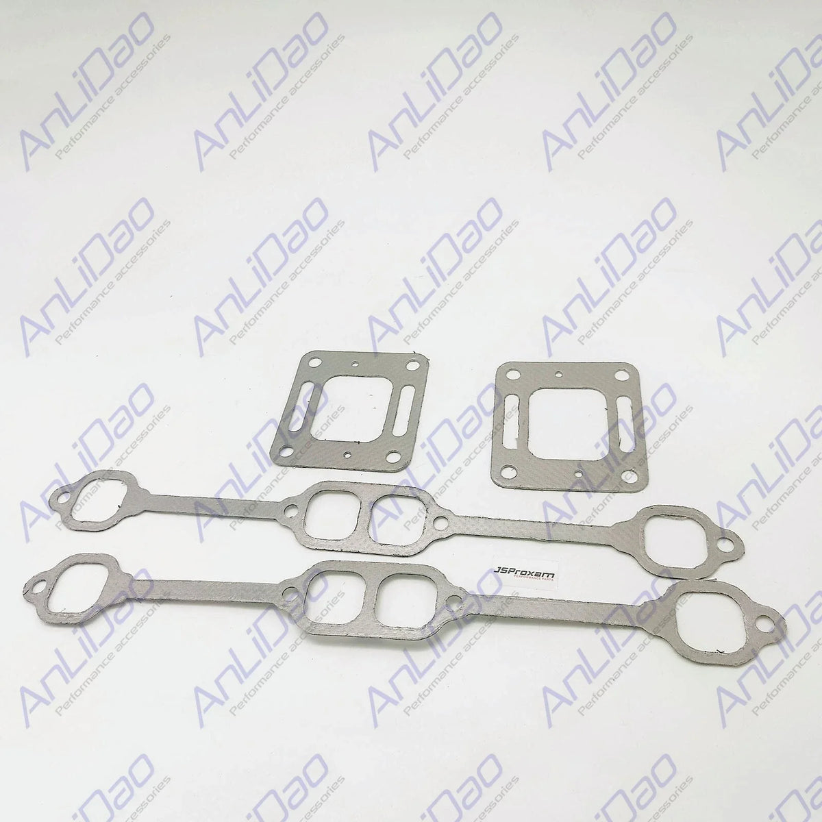 Set of 2 Manifold & Riser Elbow Gaskets for Mercruiser 5.7L 350 (27-33395, 27-863724)