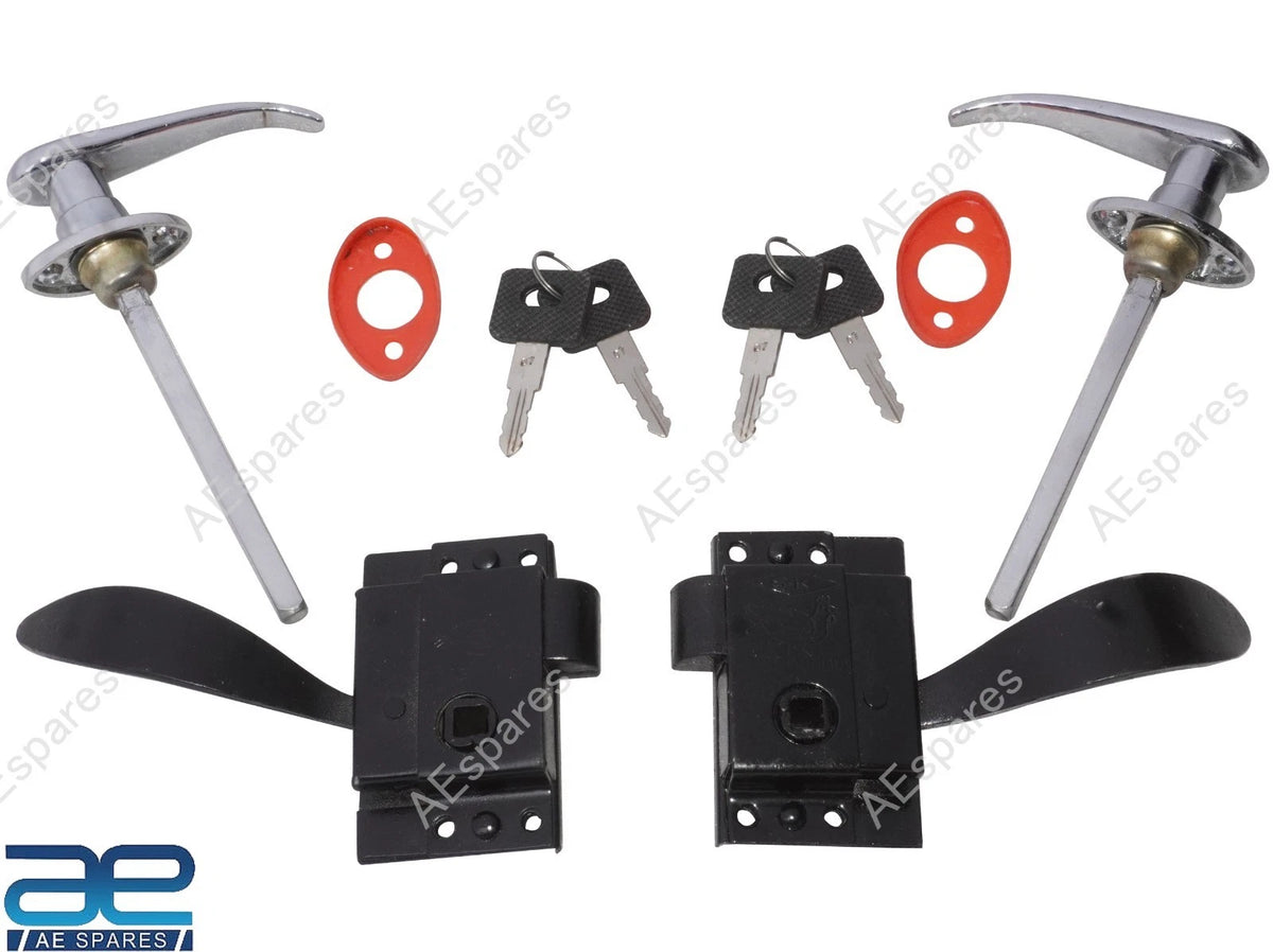 Door Handle Lever Pair Chrome for Jeep CJ7 (1976–1980)