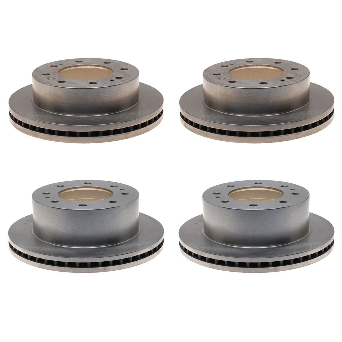 ACDelco Silver Brake Kit Disc Rotors Set for Silverado Sierra (355mm/360mm)