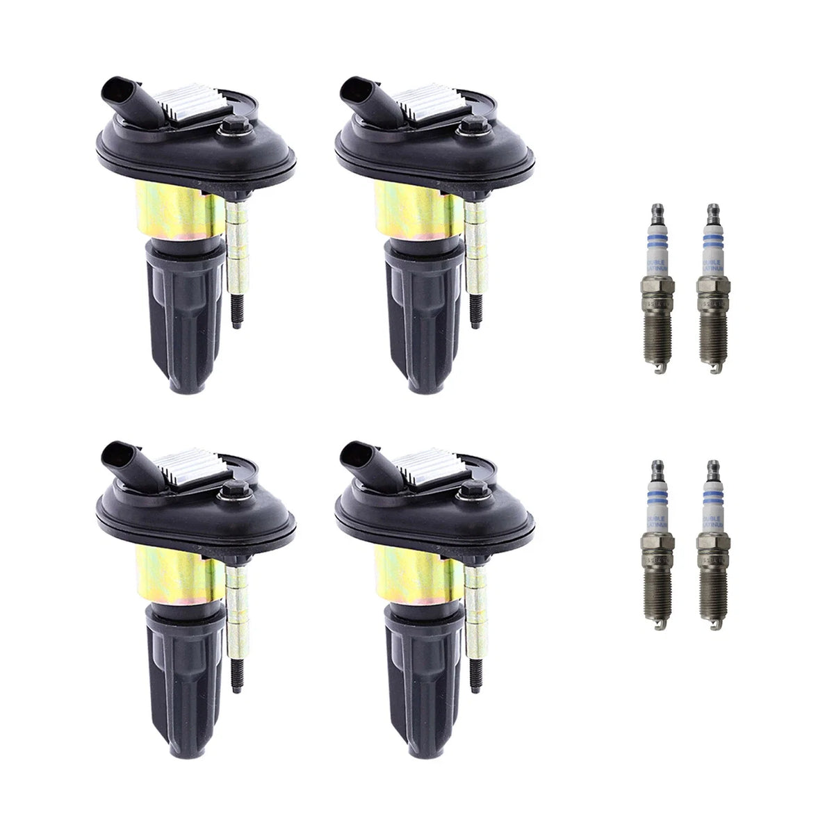 Set of 4 Ignition Coils & Spark Plugs for Colorado i-280 (2004–2012)