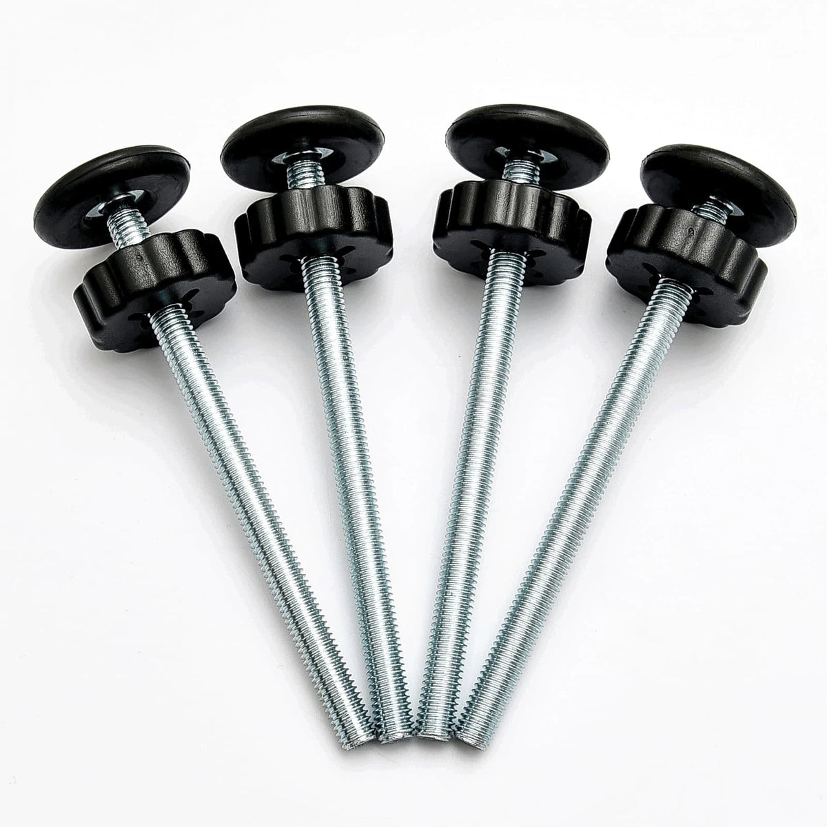 4X Baby Gate Replacement Parts 8MM Spindle Rods M8, Black