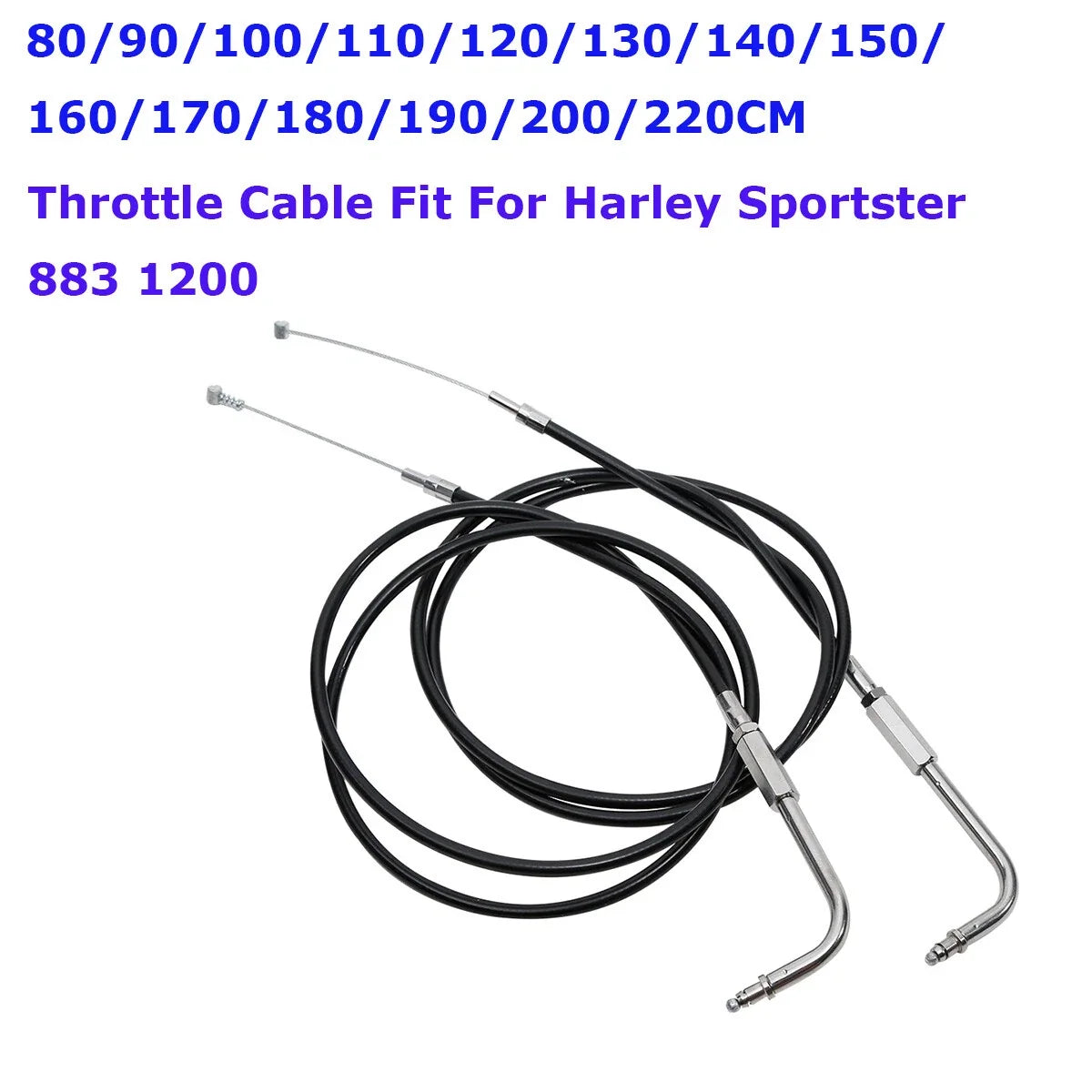 Throttle Cable for Harley Sportster XL (80-220cm)