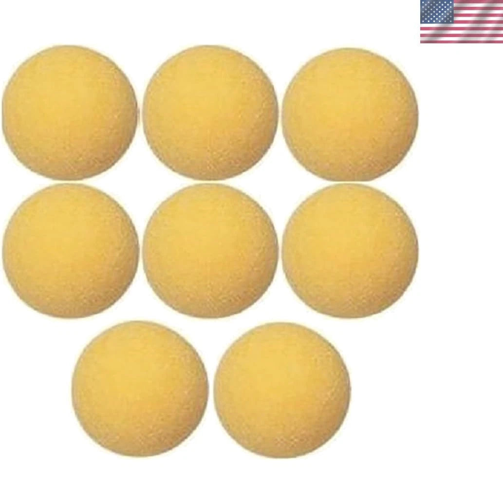 Set of 8 Durable 35mm Foosballs for Official Tournament Quality