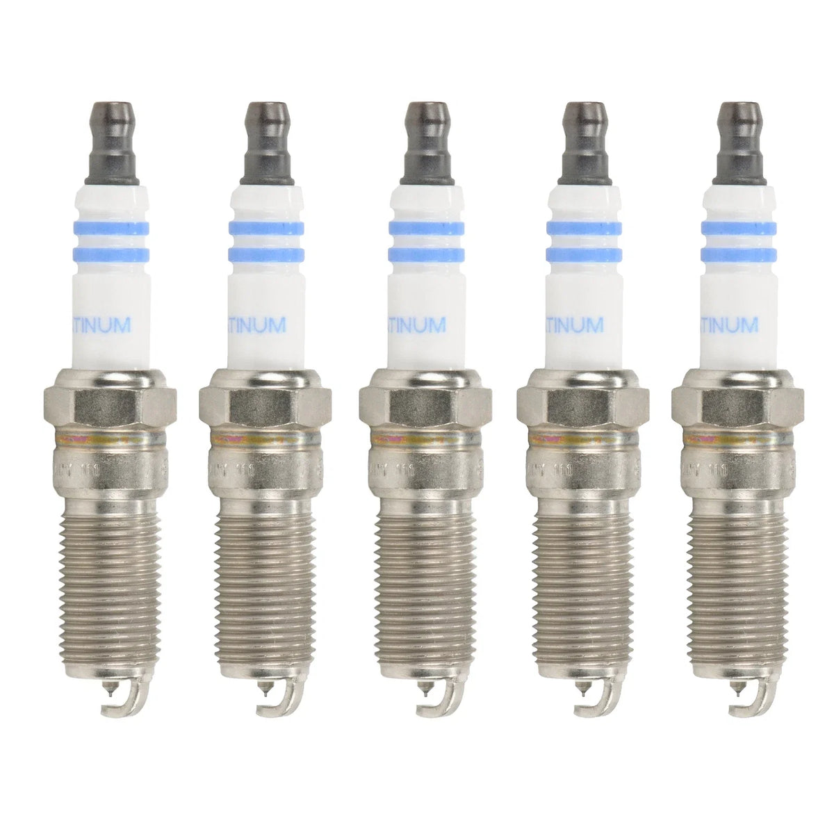 Set of 5 Bosch Platinum Spark Plugs for Chevy GMC Hummer Isuzu L5 (OE)