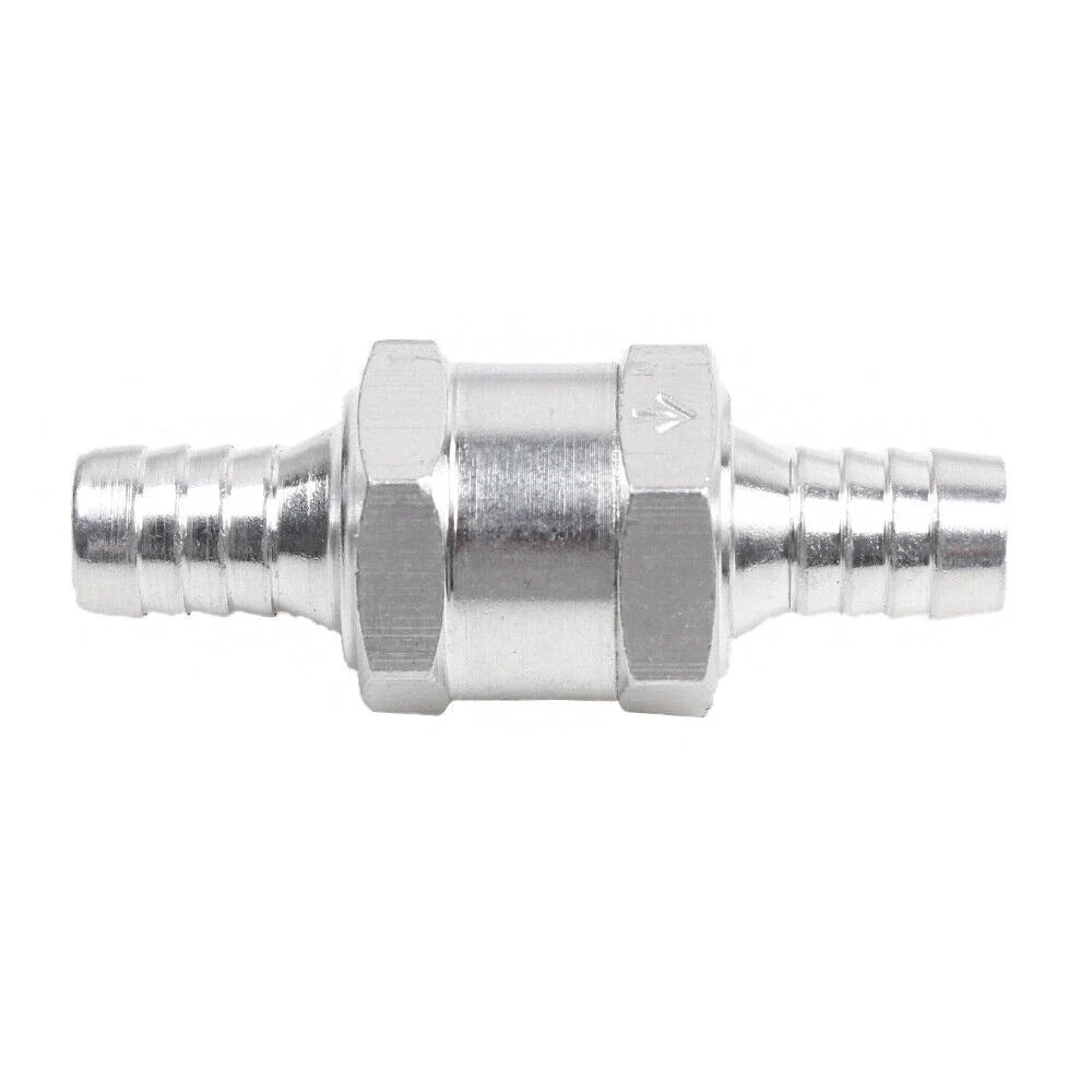 10mm Fuel Non Return Check Valve for Petrol Diesel with 4 Hose Clamps