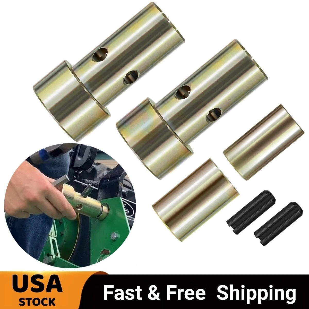 2X TK95029 Quick Hitch Bushing Kit for Category 1 3-Point Hitch Tractors