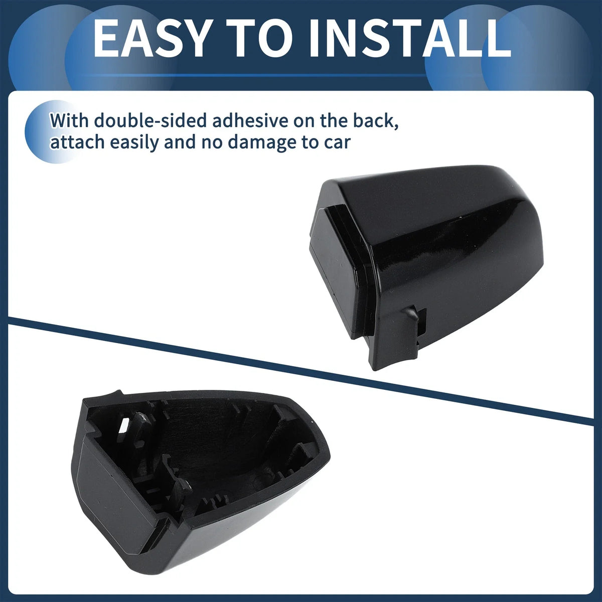 Door Handle Cover Front Left No. 51217396541 for BMW X1 X2 X5 (2015–2018) Black