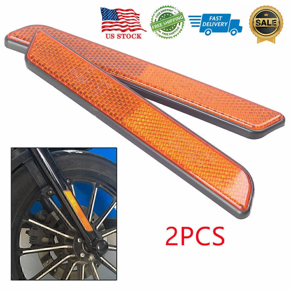 Front Fork Leg Reflectors for Harley Touring Dyna Glide (tu101YF003)