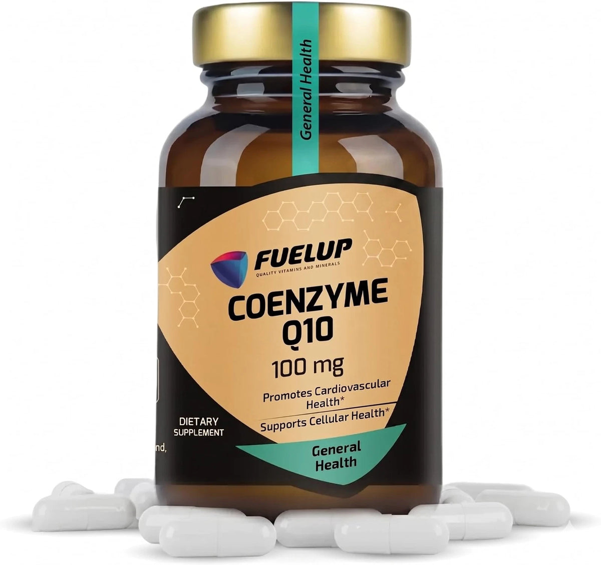 Coenzyme Q10 100mg for Health Supplements (100 Count)