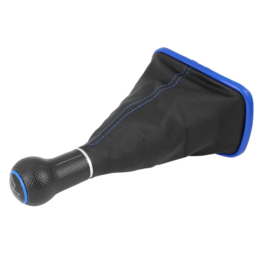 5 Speed Gear Shift Knob Gaiter Boot Cover Blue for Volkswagen Golf Mk4 (1997–2006)