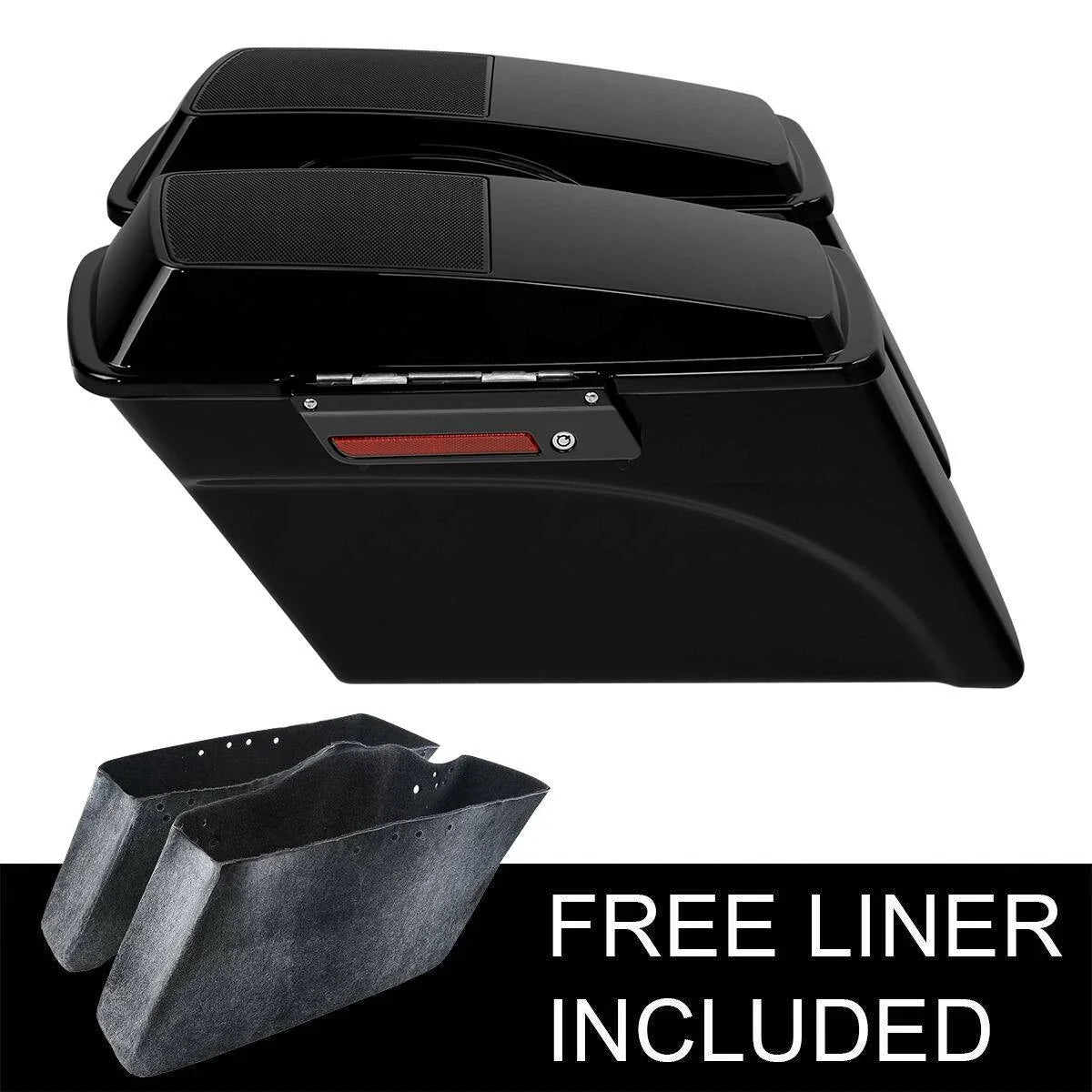 Hard Saddlebags & 6x9" Speaker Lids for Harley Touring (1994–2013)