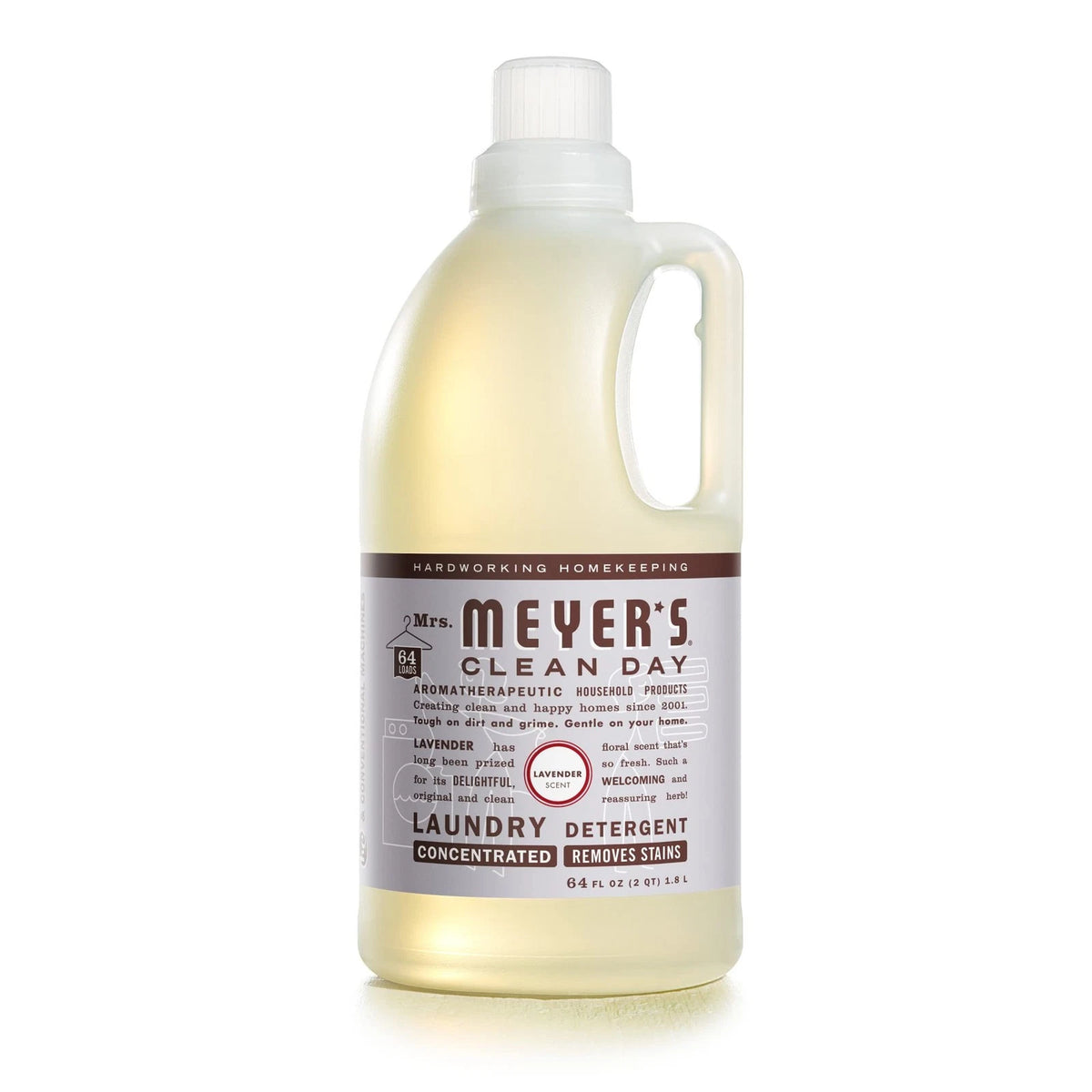 Liquid Laundry Detergent for MRS. MEYER'S CLEAN DAY (64 Fl Oz)