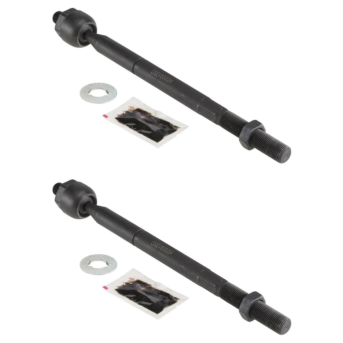 Set of 2 Front Inner Steering Tie Rod Ends for Mazda 3 Sport (2004–2013)