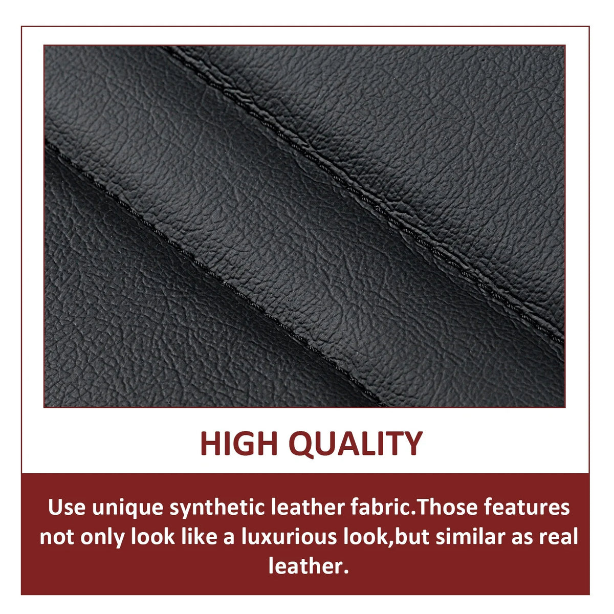 Set of 2 Front and Rear Seat Covers for Toyota Prius (2010–2015) Black