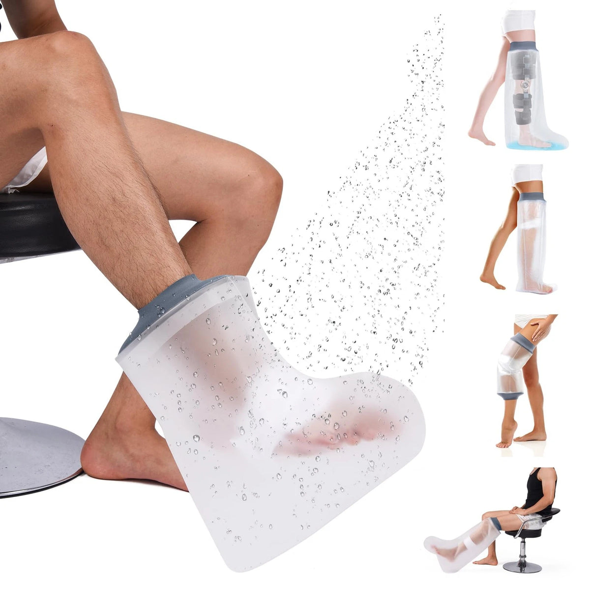 Waterproof Cast Cover for Shower Ankle Wound Protector